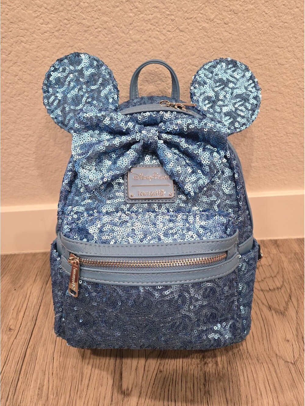 Disney Blue Hyacinth Minnie Mouse Loungefly